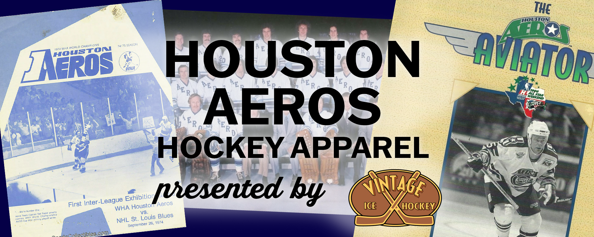 CHOICE of: Houston Aeros IHL AHL Throwback Minor League Hockey Jersey Patch