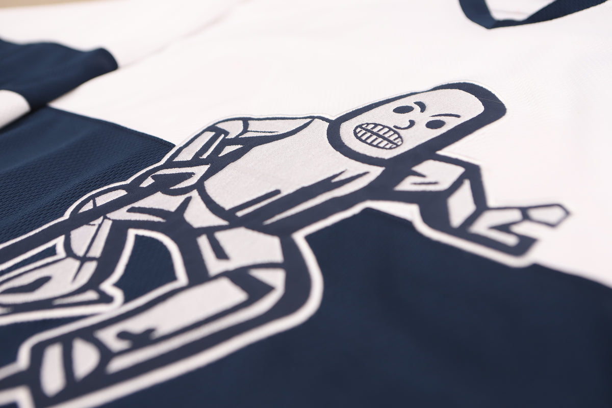 Seattle Ironmen Hockey Jersey Close-up view