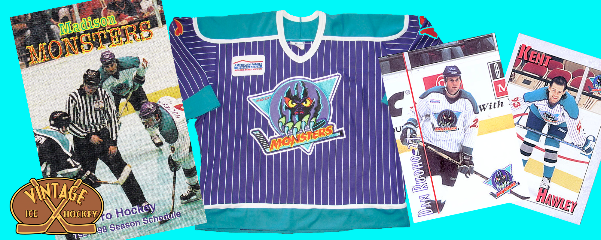 Shop Madison Monsters Hockey Apparel Presented by Vintage Ice Hockey