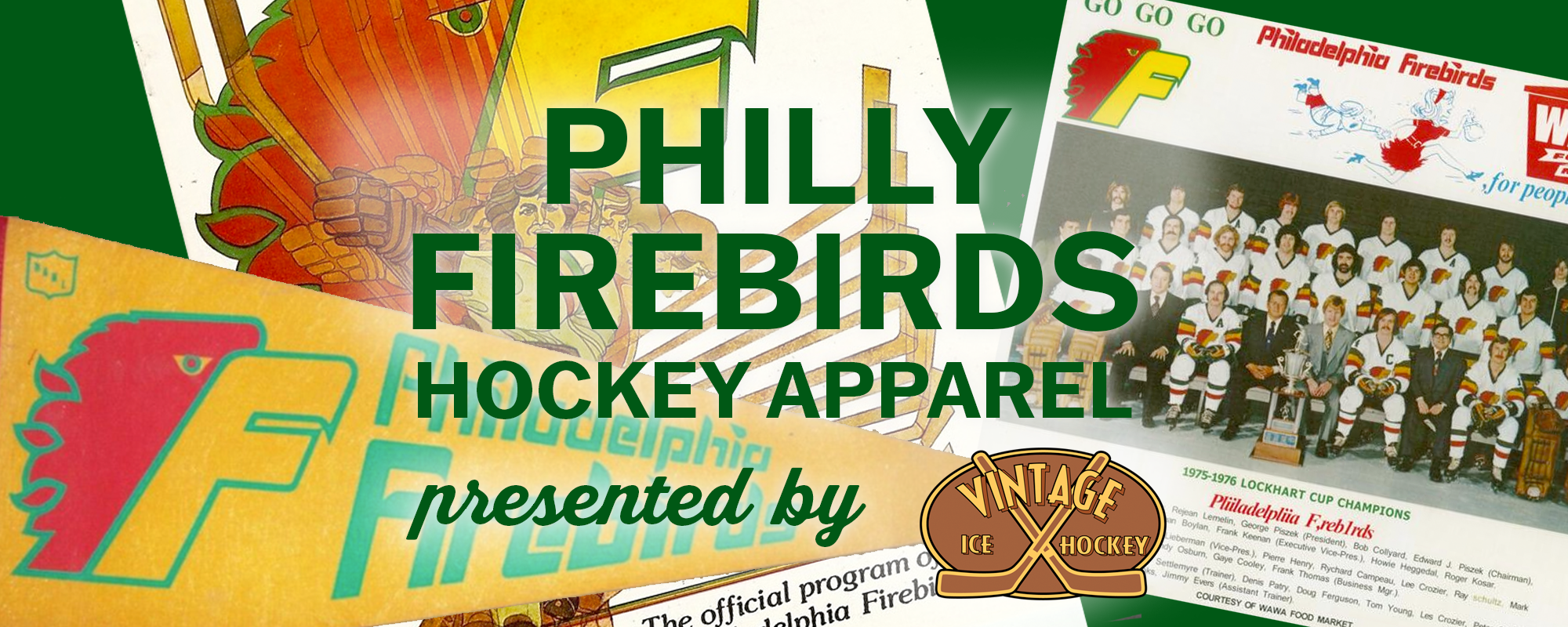 Shop Philadelphia Firebirds Hockey Apparel Presented by Vintage Ice Hockey