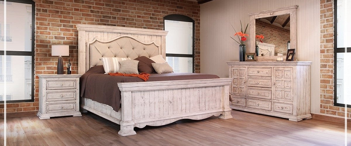 1024 bella bedroom set – rustic design