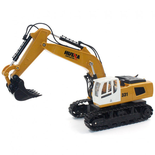 Huina 1592 Alloy 1/14 22ch Alloy Rc Excavator Trucks Excavator Remote