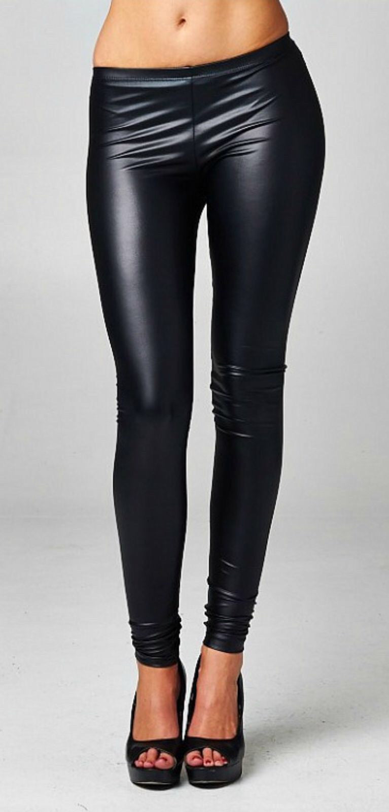 pleather leggings