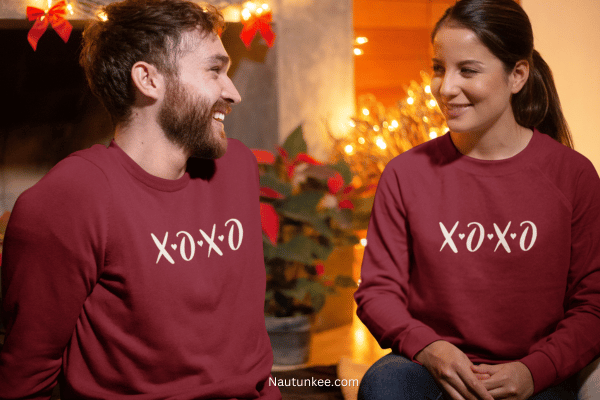 xoxo couple sweatshirt