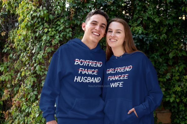 fiance fiancee couple hoodie