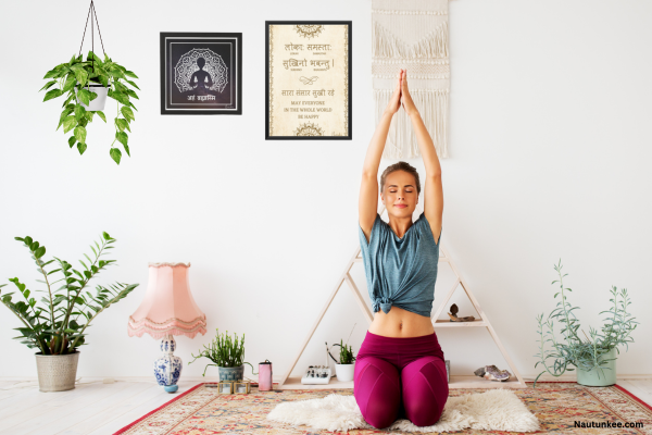 yoga studio decor, yoga posters - nautunkee