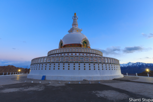 Shanti Stupa leh ladakh trip - nautunkee.com