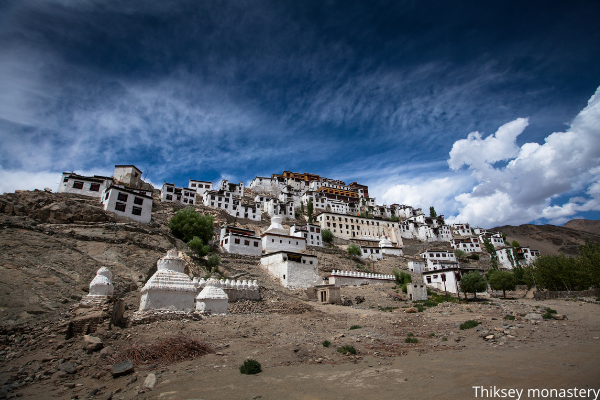 Thiksey monastery, leh ladakh trip - nautunkee.com