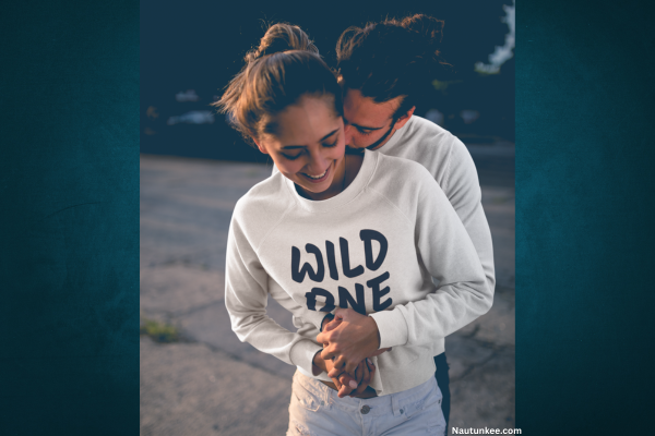 mild one wild one couple sweatshirt