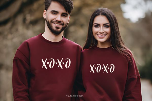 xoxo couple sweatshirt