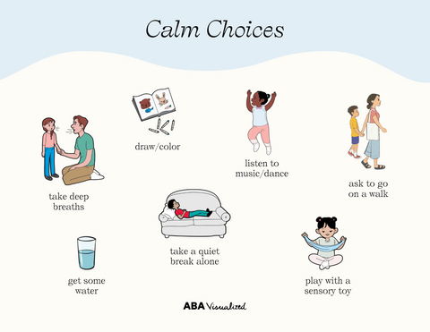 Calm Choices Visual - ABA Visualized