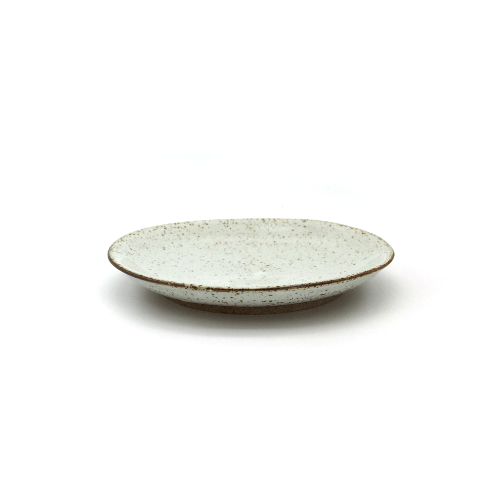 Local Artisanal Ceramic - White Plate 6"