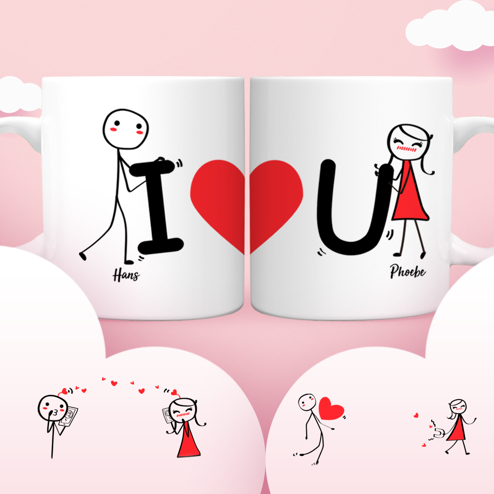 Tasse Couple Personnalisé Mug Couple Conception En Ligne And Aperçu Ca Mug Personnalisé 