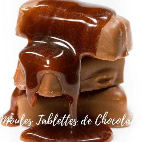 Moule Tablette Chocolat Silicone - Carrés de Chocolat Maison