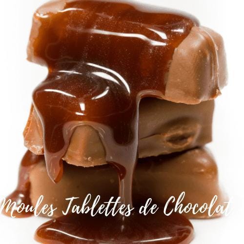 Moule à chocolat tablette carrés décalés 3 x 100 g