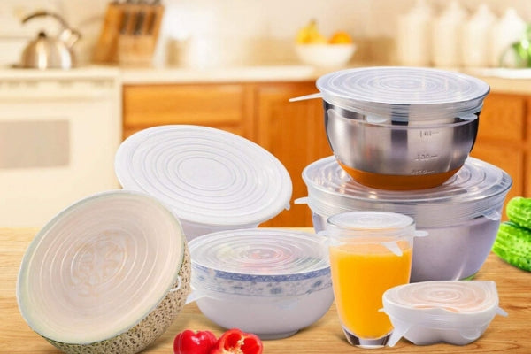 Generic Couvercles d'emballage alimentaire en Silicone, extensibles,  hermétiques à prix pas cher