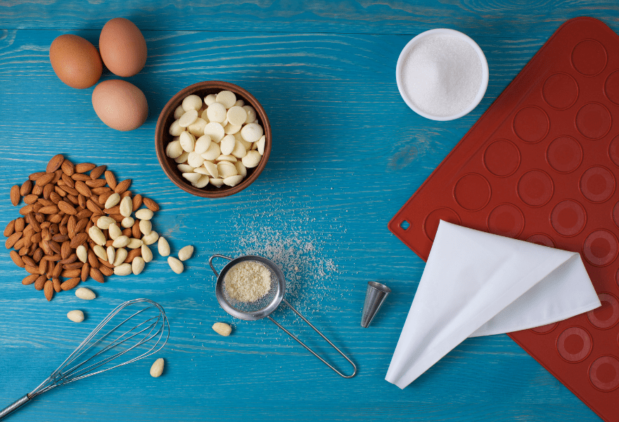 ingredients pour faire des macarons