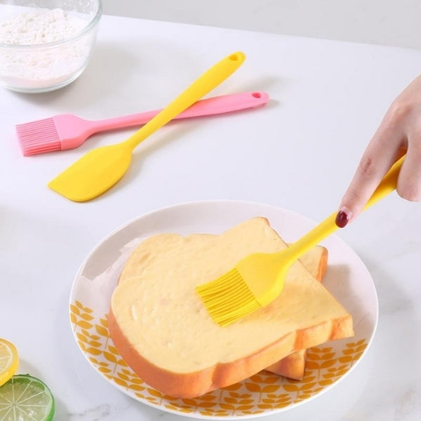 Generic Ensemble de Spatule à gateau + Pinceau/Brosse de cuisine