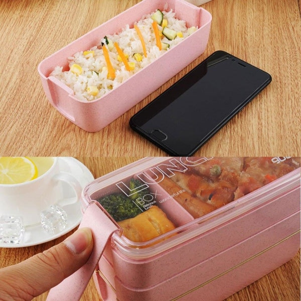 lunchbox rose pour repas du midi