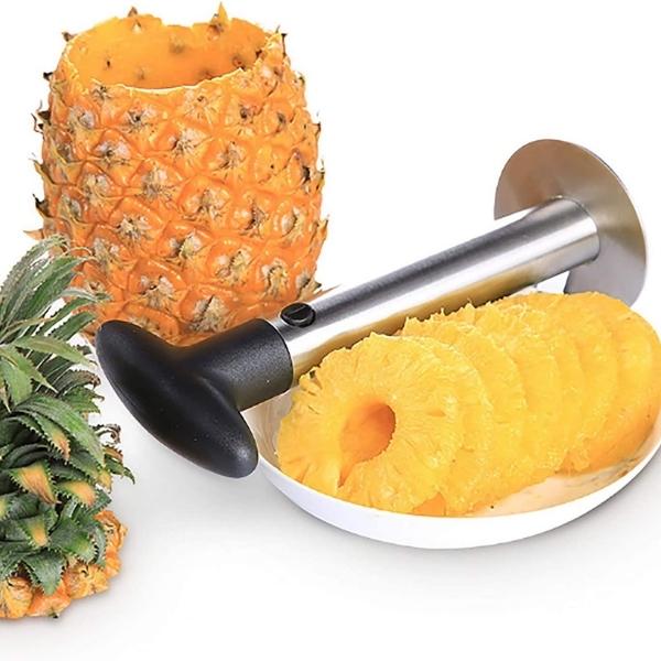 trancheur vide ananas professionnel pour salade de fruits