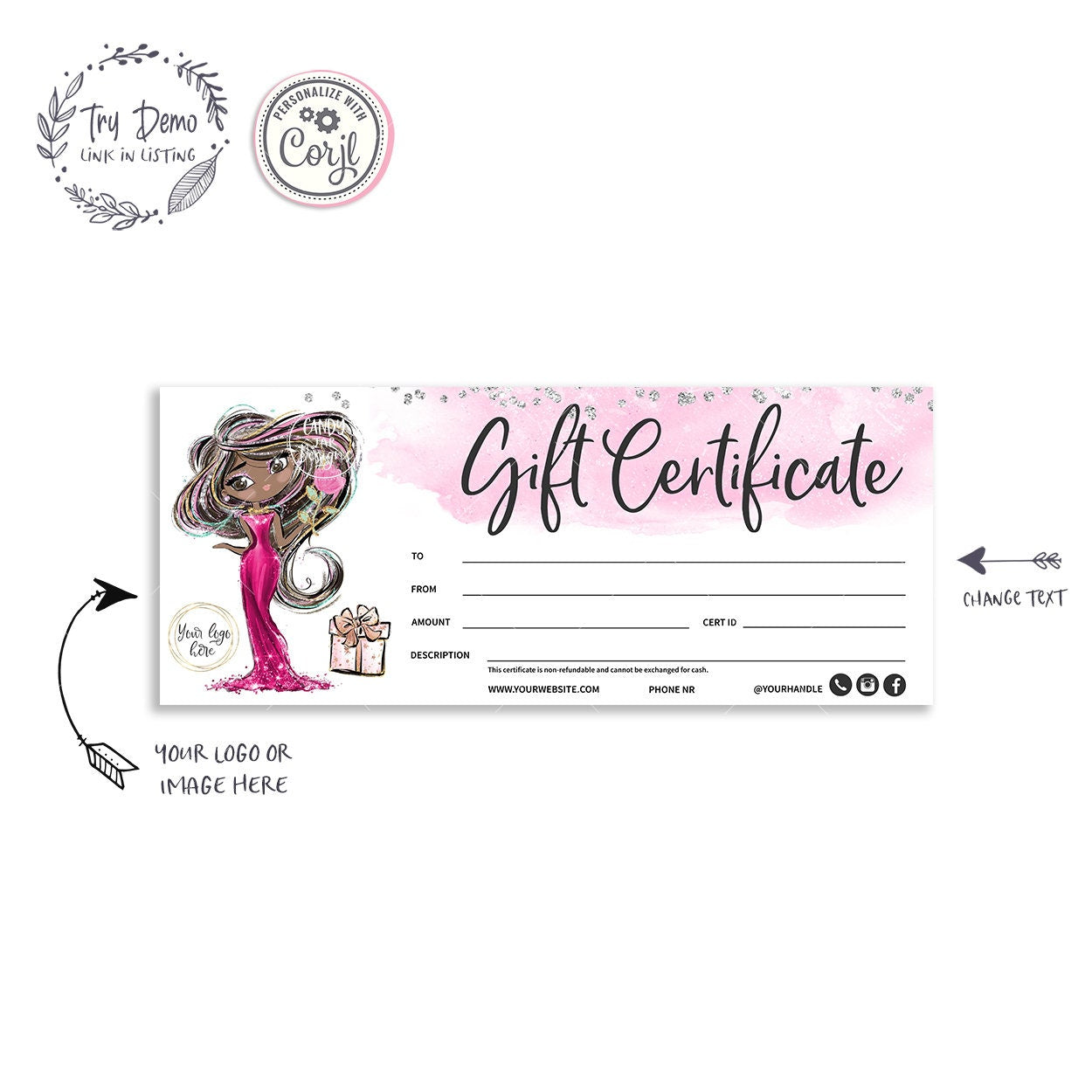 valentine gift certificate template free
