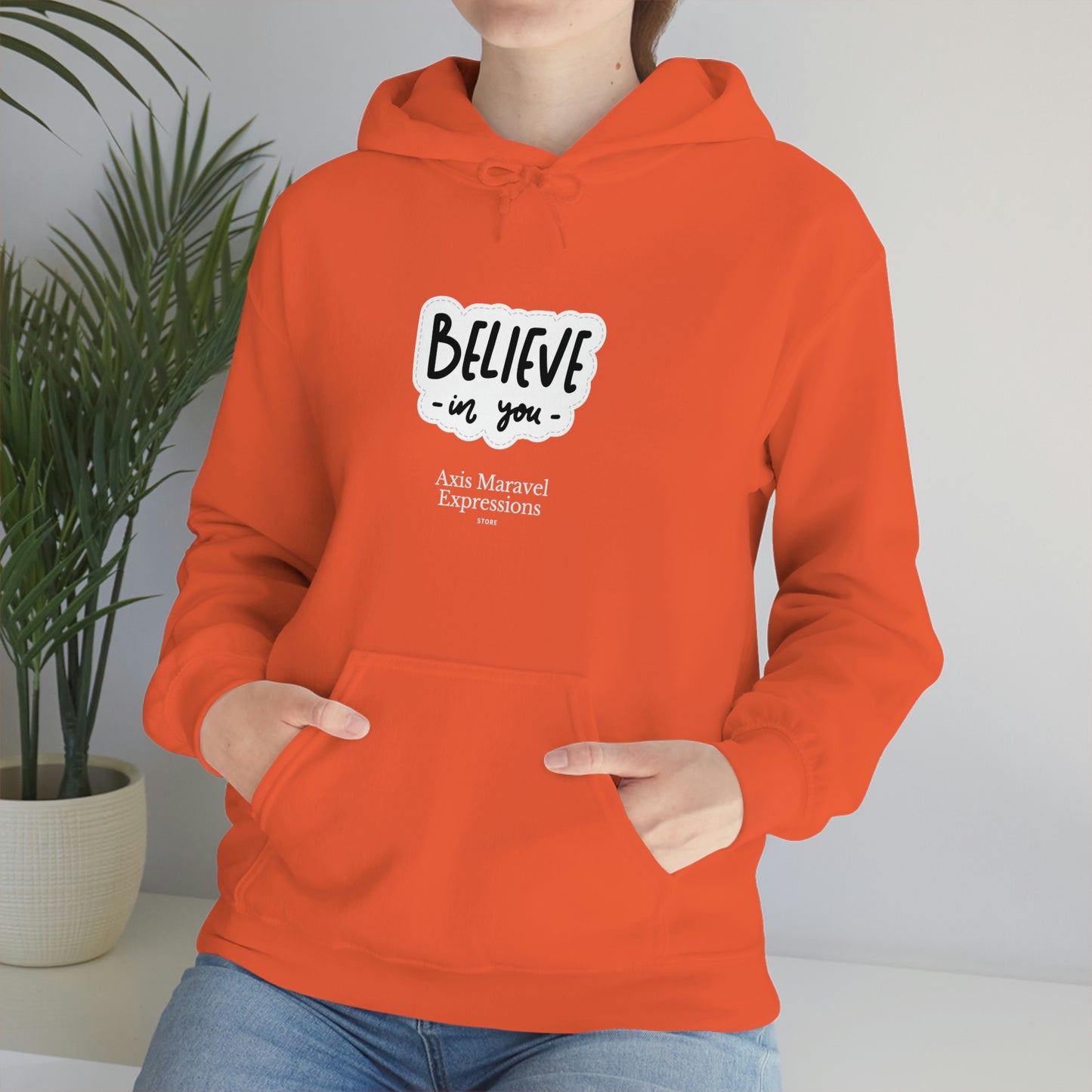 Believe in you Unisex Heavy Blend™ Hooded Sweatshirt