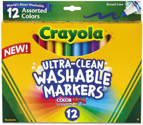 Crayola Washable SuperTip Markers - Get Great Value, Give to a Cause! –  www.