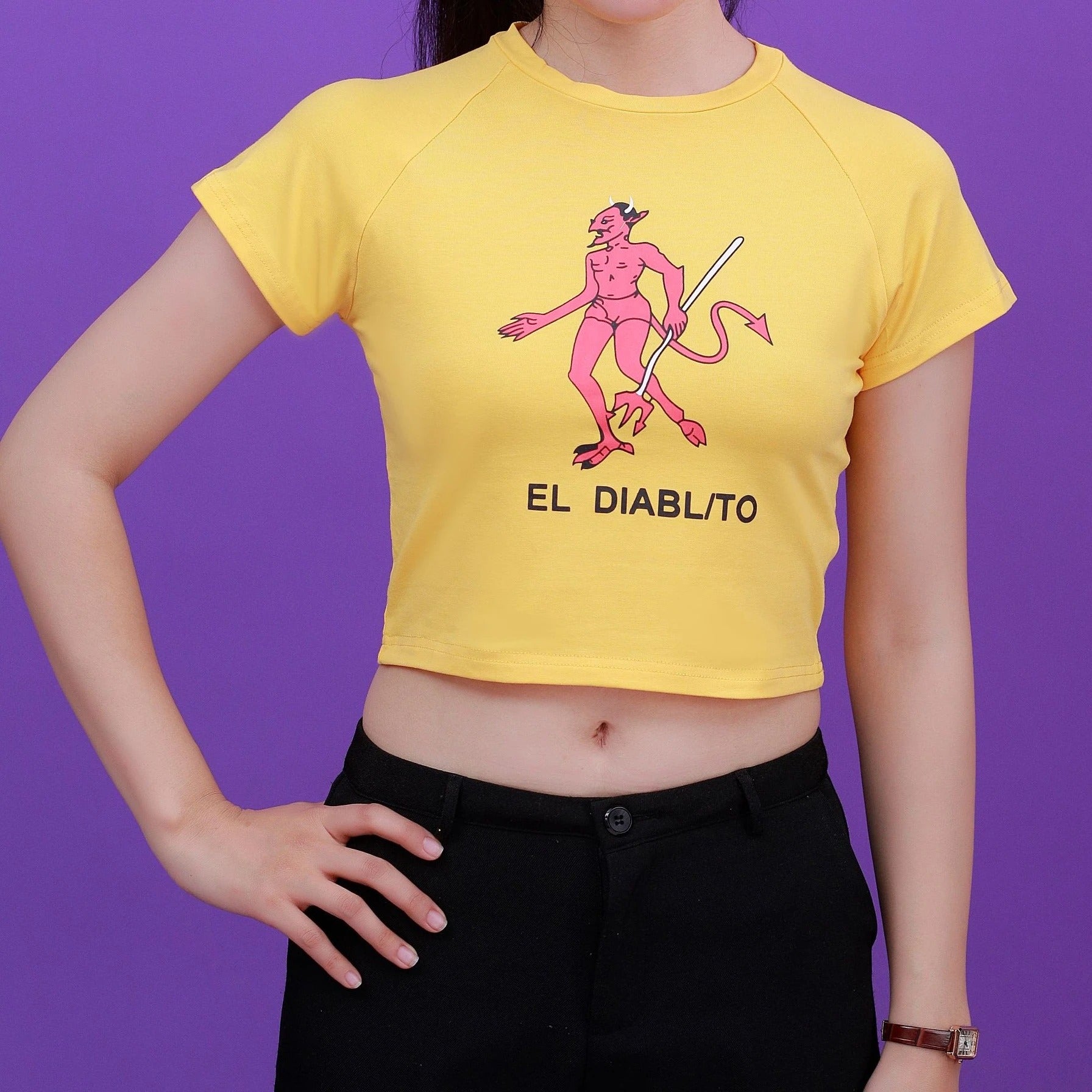 el diablito crop top