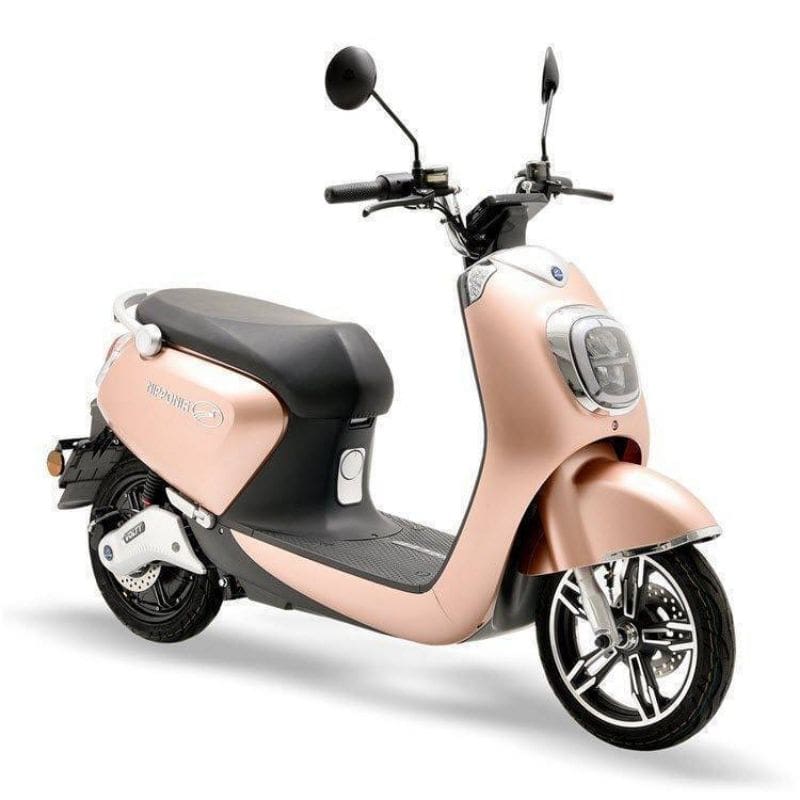 patrouille Industrieel waarschijnlijkheid Nipponia Volty Retro E-scooter kopen | Standaard veel luxe opties –  Mijn-escooter.nl