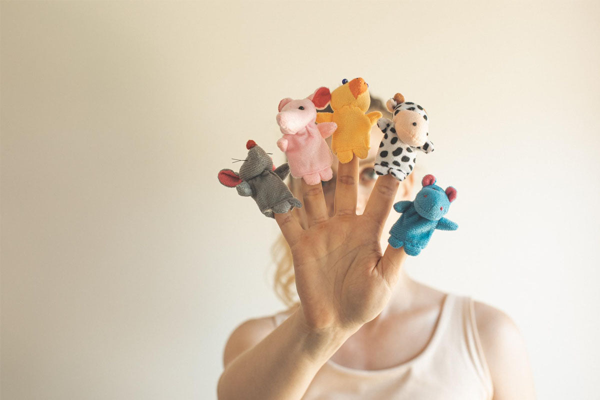 Finger Puppet Set - Toddler Travel Toys Idea