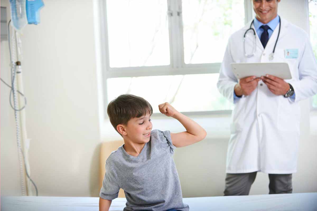 Praise your child for bravery when they go through with their doctor's visit