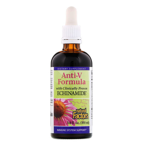 A natural way to prevent flu/colds- Natural Factors, Anti-V Formula, with Clinically Proven Echinamide