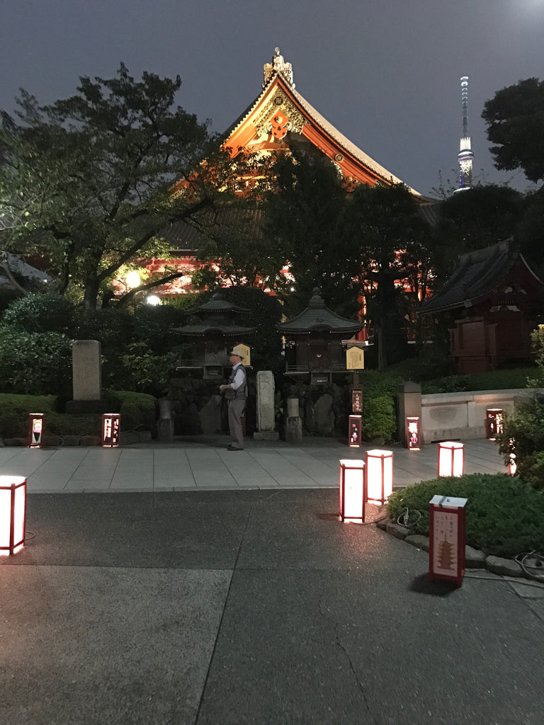 Near Sensoji Temple at night