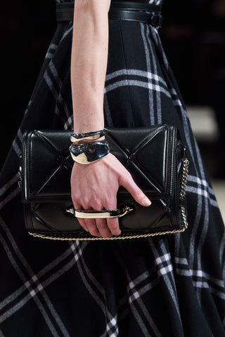 Bag at Alexander Mcqueen RTW Fall 2020 runway show. Source: www.vogue.com via Armando Grillo / Gorunway.com