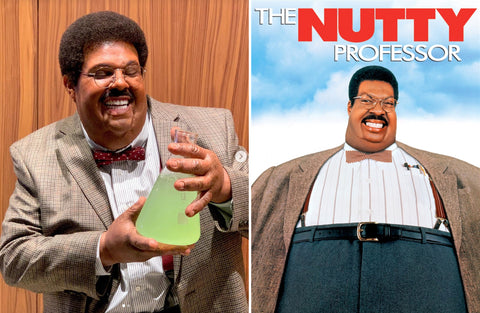(Left) Instagram @theweeknd (Right) The Nutty Professor Movie Poster