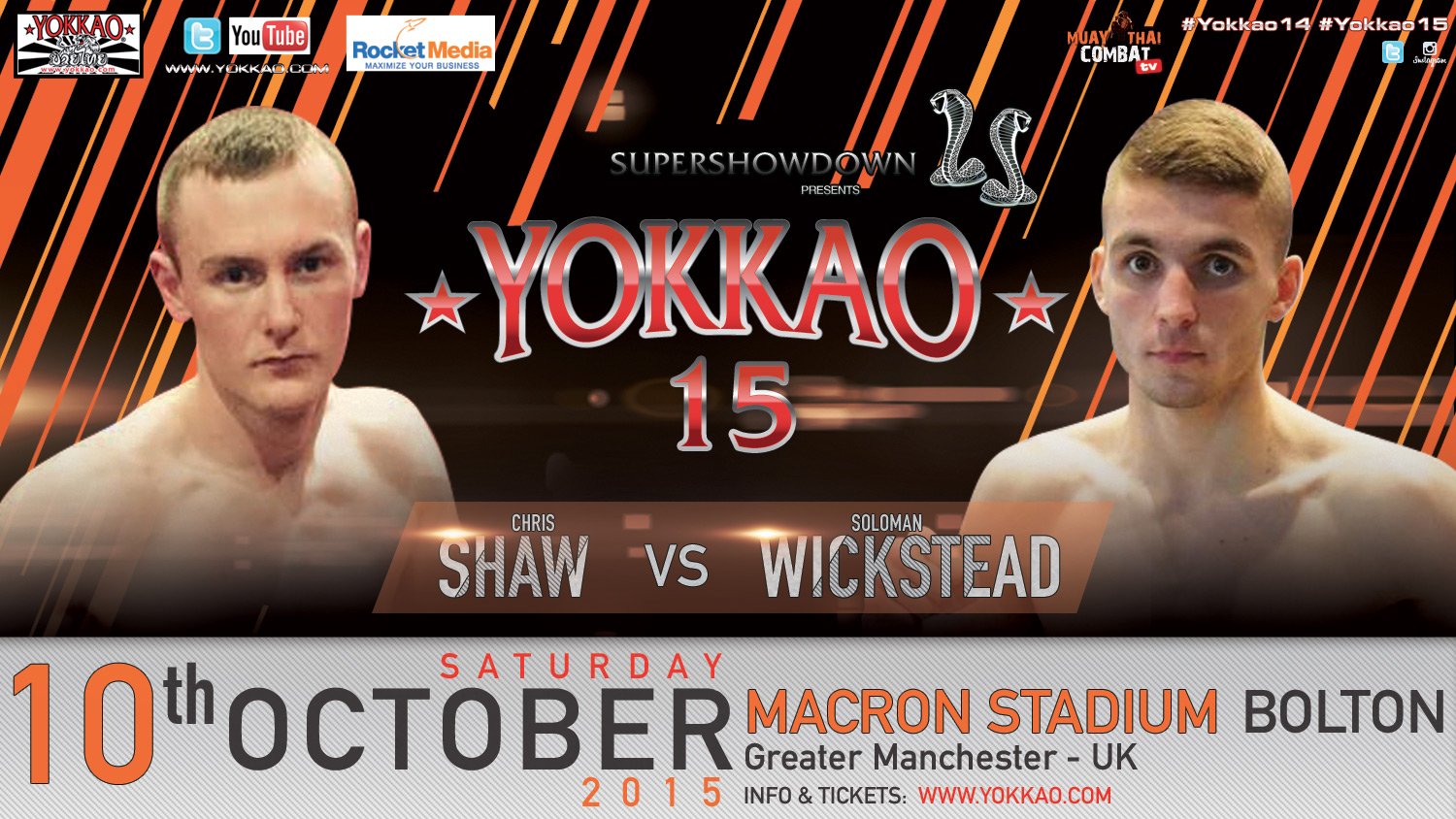 YOKKAO 15 SHAW VS WICKSTEAD