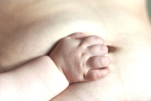 Try to adopt neutral feelings and comments about your body after having a baby.