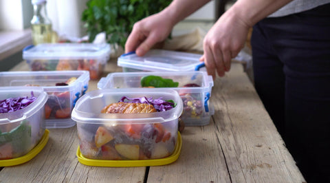 Prepping snacks and meal ahead of time will save you hours of frustration later in the week.