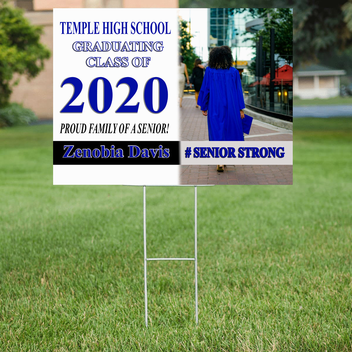 Download Graduation Yard Sign Template Tee Party Digitals