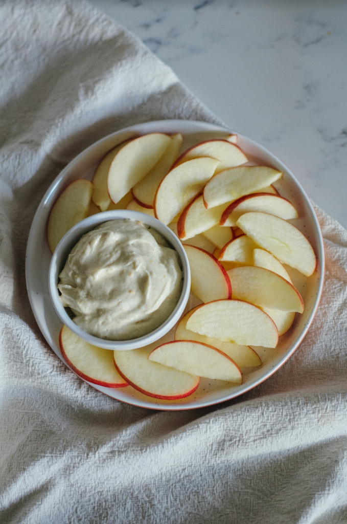 fruit dip recipe with apple slices