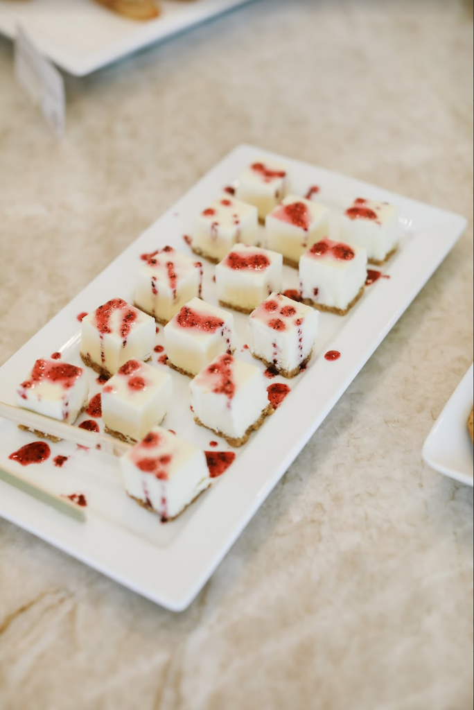 strawberry cheesecake bites