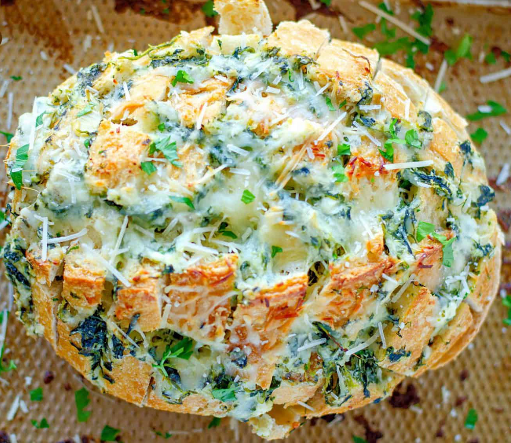 Three Tasty Appetizers to Make for Your Super Bowl Watch Party. spinach and artichoke pull apart bread