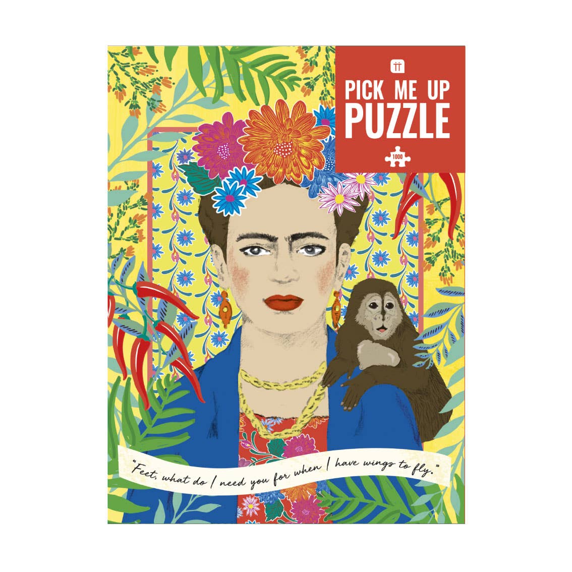 1000-Piece Frida Kahlo Puzzle with Poster and Trivia