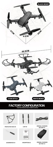 Drone 4k HD Camera 3D 360 Rotation Folding Ariel Quadcopter