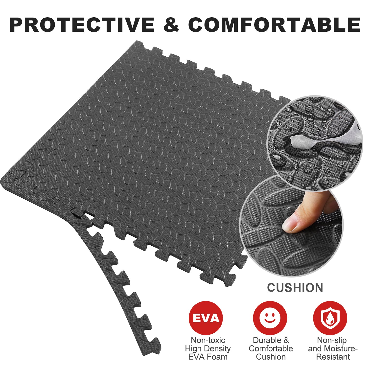 Waar Lucky weekend XPRT Fitness 1/2'' Thick Interlocking Foam Floor Mat Exercise Fitness