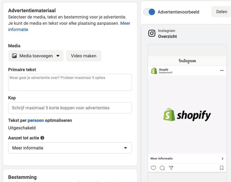Instagram advertentie maken stappen