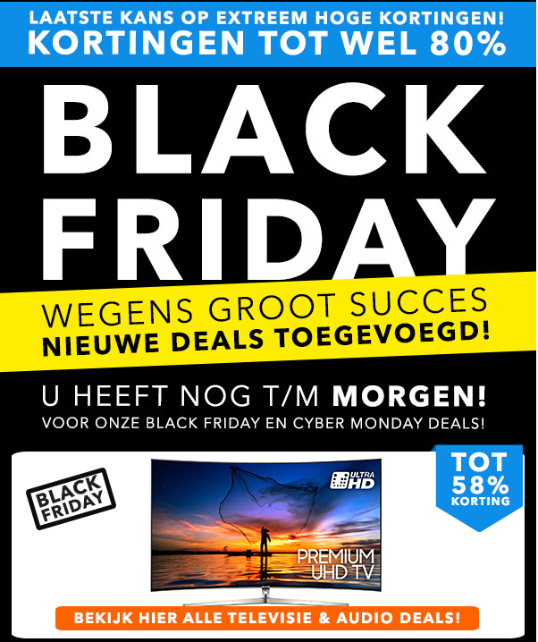 Cyber Monday kortingsmail van Foka