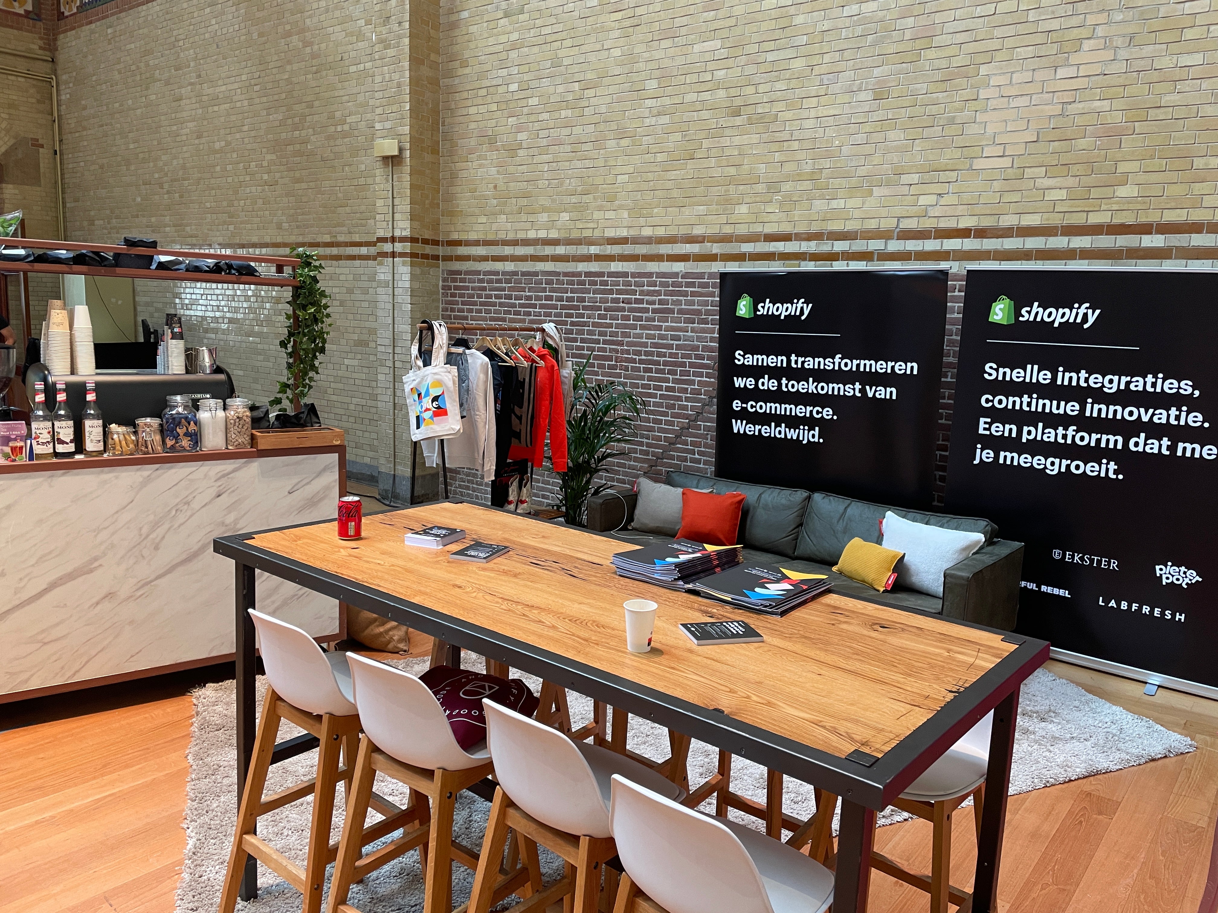 Shopify booth bij E-Commerce Live!