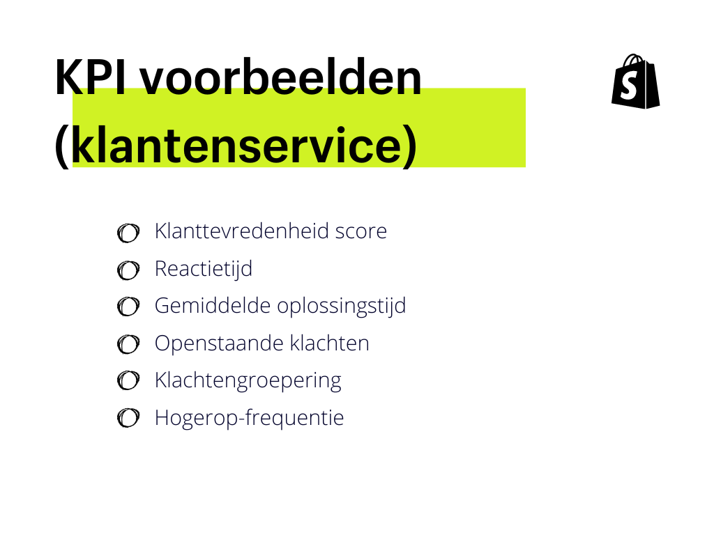 KPI voorbeelden klantenservice