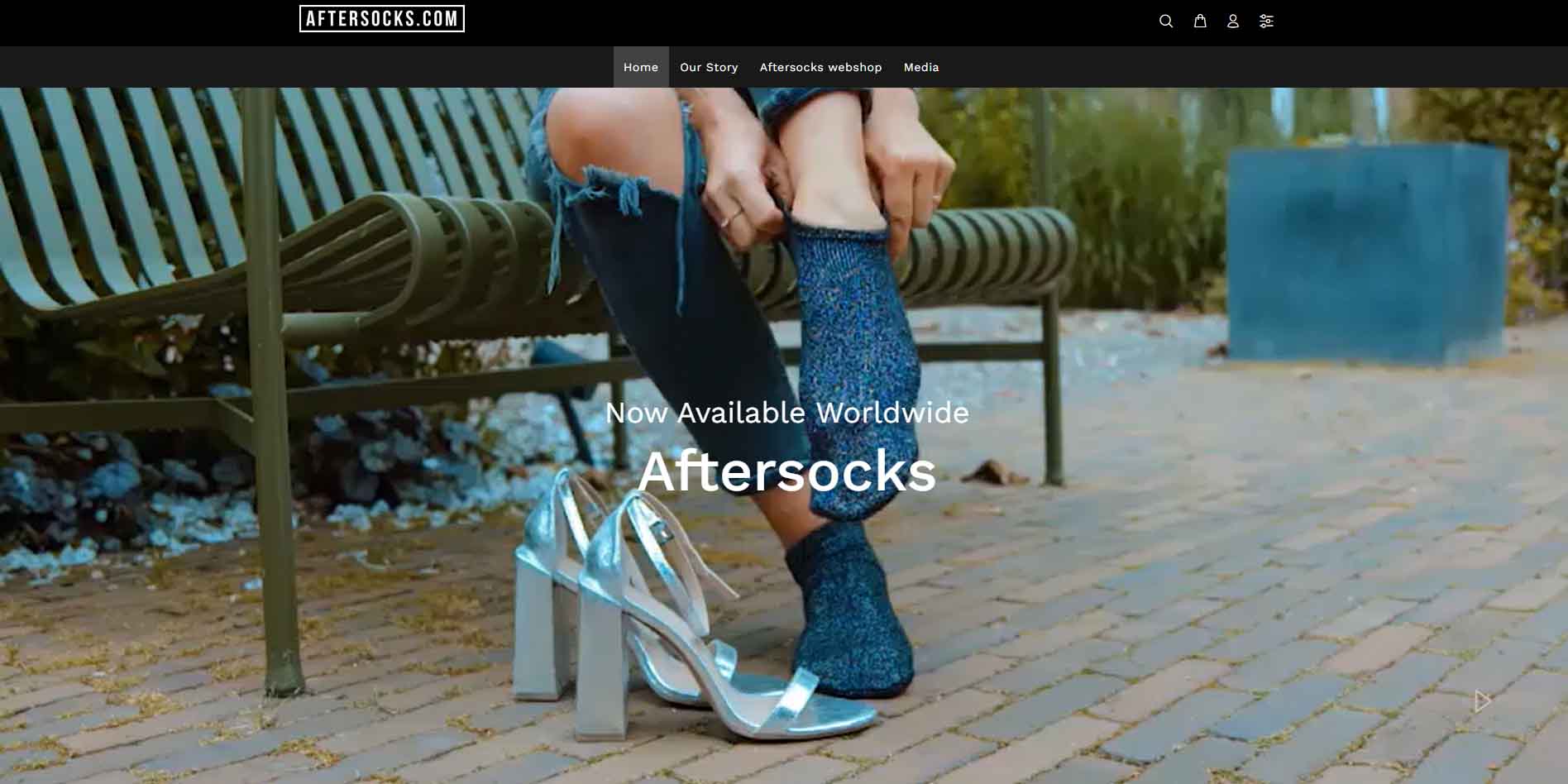 aftersocks voorbeeld webshop naam